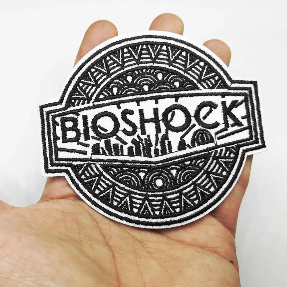 Bioshock Iron on Embroidered Cloth Clothes Patch For Clothing Girls Boys Wholesale