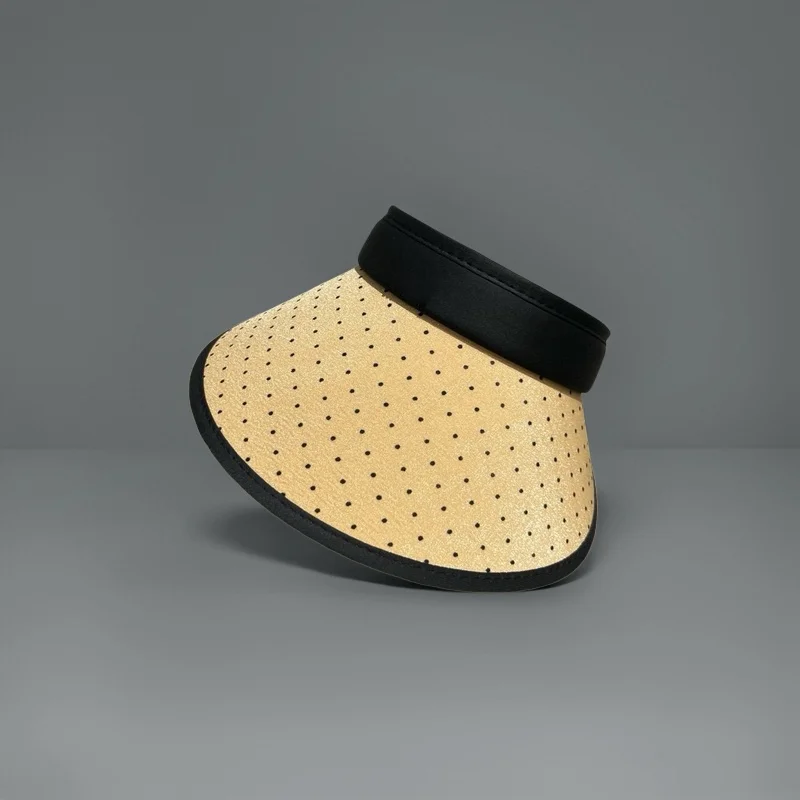 

Trendy Polka Dot Visor High Quality Distinctive Summer Accessory Couples Romantic Festival Gift Cool Similar Hats Sun Hats