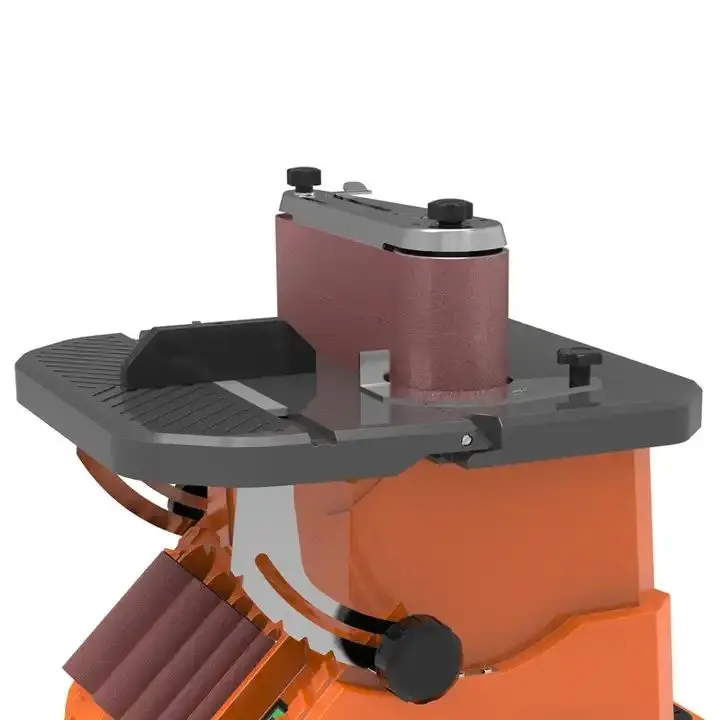 2026-Multi-function Table Vertical Drum Belt Oscillating Spindle Bench Sanding Machine Mini Electric Belt Sander Machine