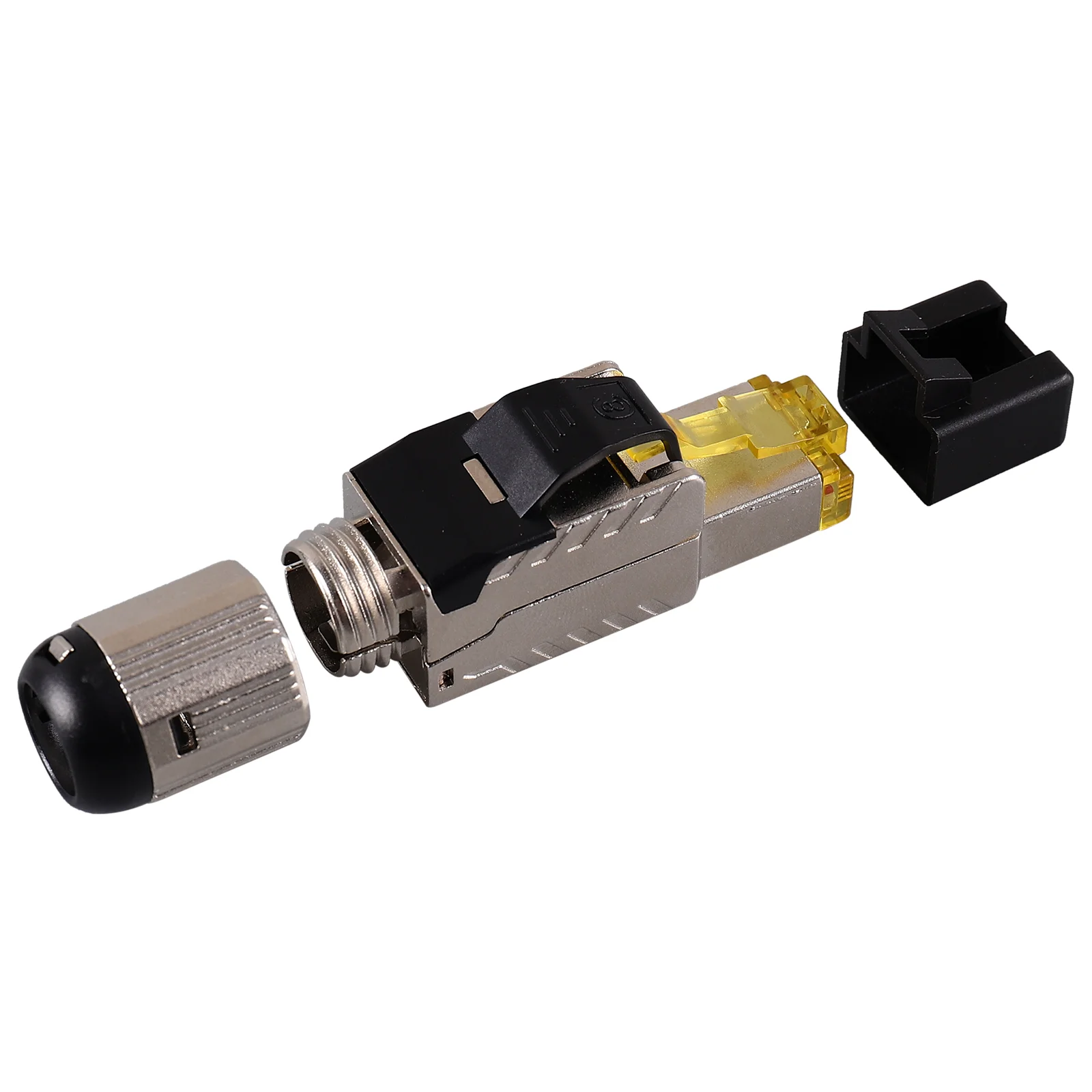 

Shielded Connector Ethernet Network Cable Plug Cat8 External Connector connectors pass through connector