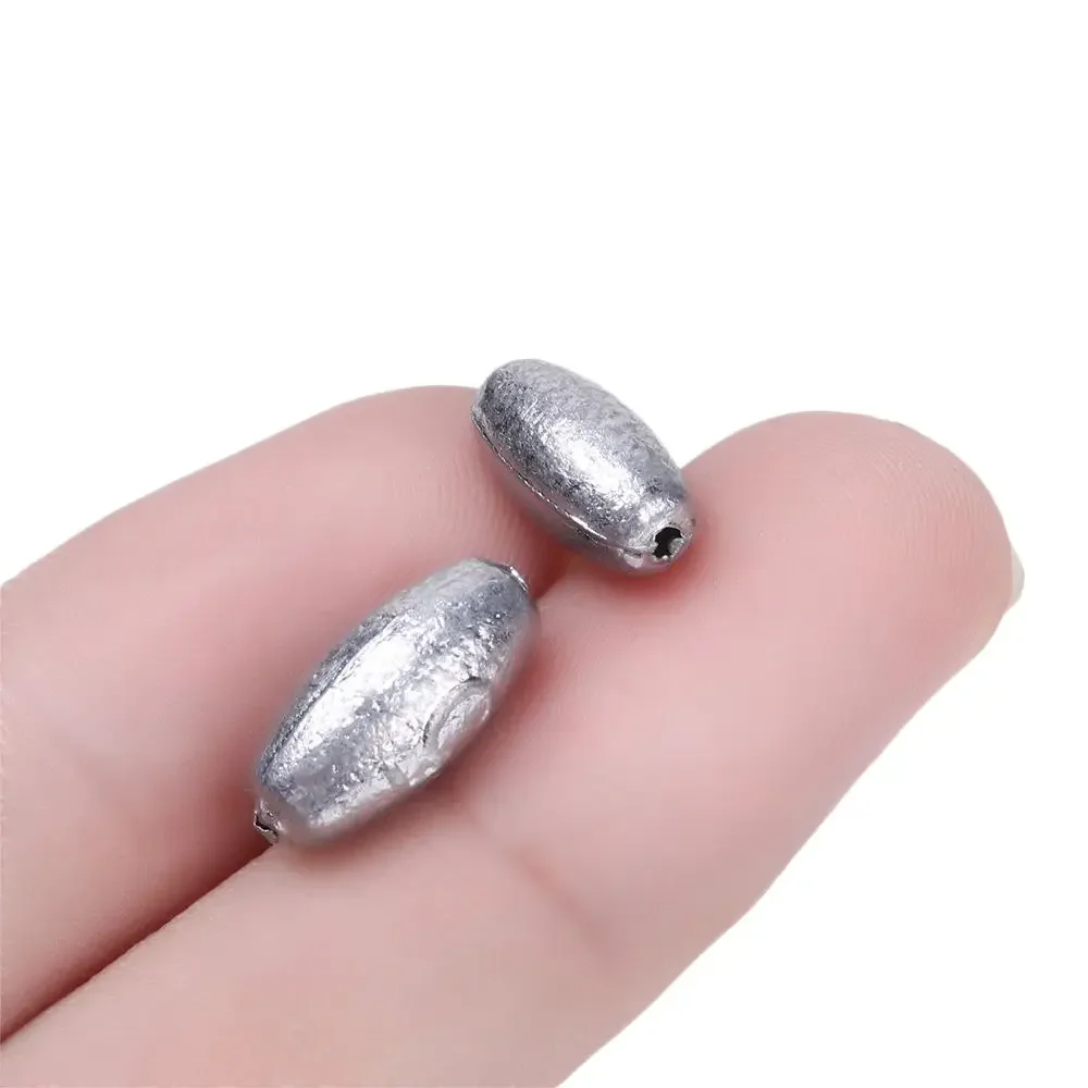 5 قطعة 3/5/8/10/15/20/30/40 جرام الزيتون على شكل الصيد ثقالة الرصاص سقوط وزن إضافي افتتاح الفم خط الغطاسون هوك موصل #4