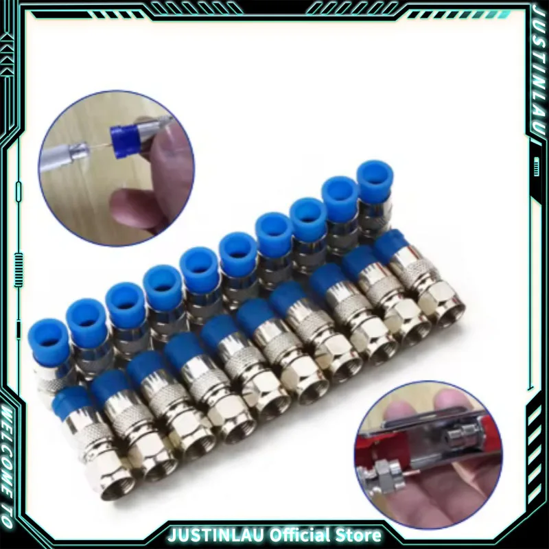 10/20Pcs RG6 Compre…