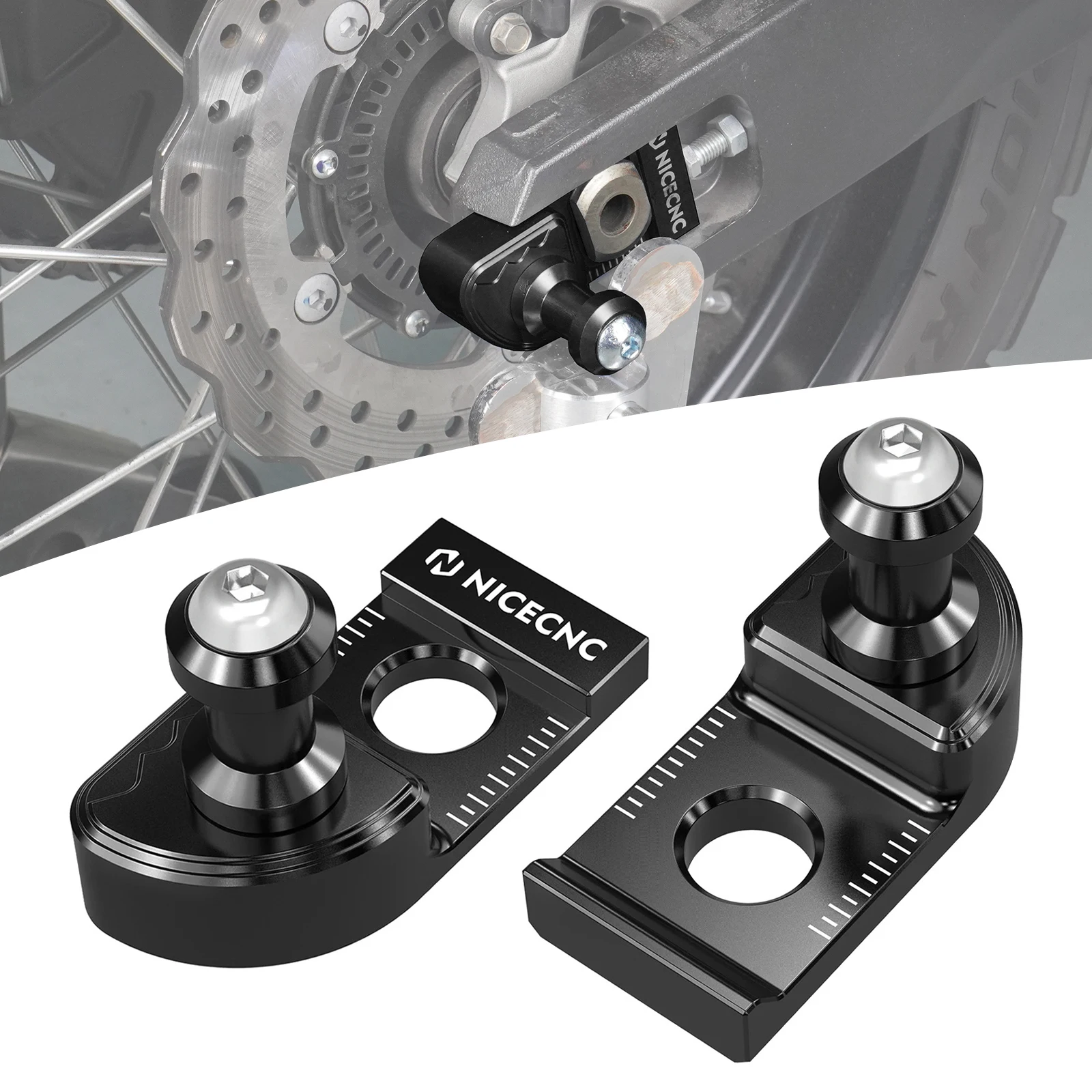 

Motorcycle Swingarm Sliders Axle Block Chain Adjuster for Yamaha Tenere 700/Rally Edition XTZ700 2019 2020-2024 XSR900 2016-2021