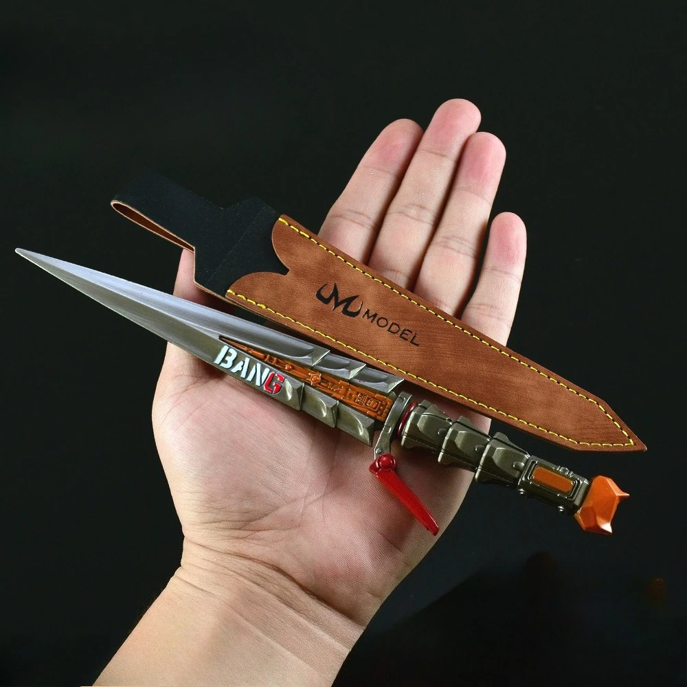 23cm Delta Force Hackclaw Data Knife Game Peripheral weapons Model Holster Edition Metal Craft Collectible Ornament Boy Toy Gift