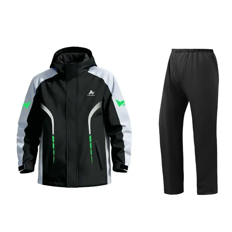 

Motorcycle riding raincoat men's women's full-body rainstorm-proof raincoat rain pants set split type rain suit