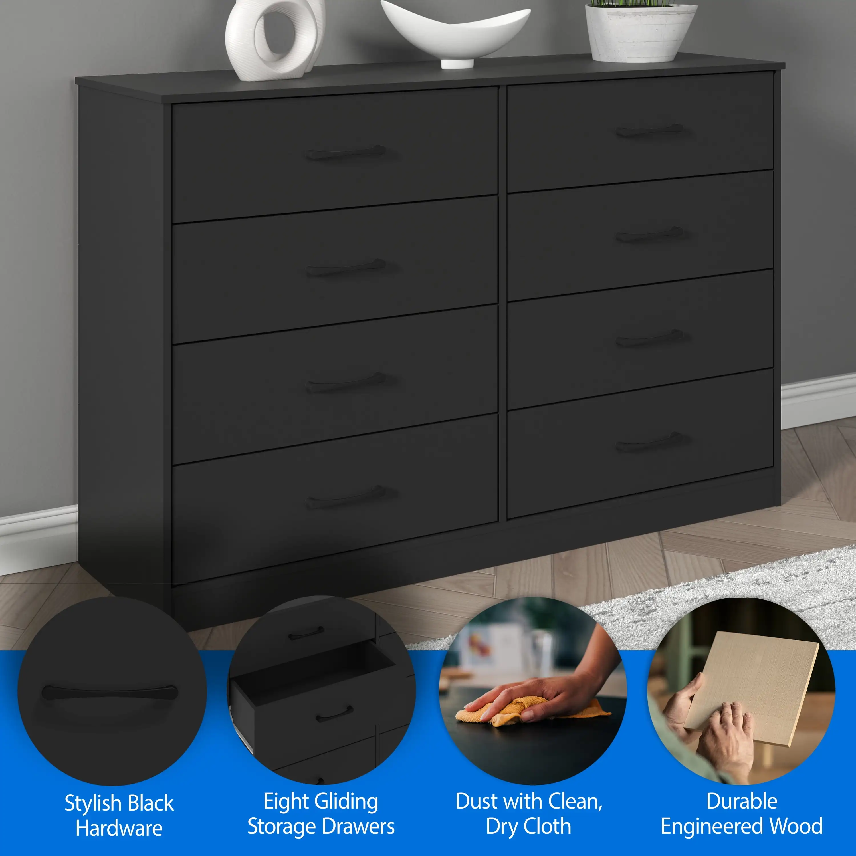 Mainstays Ardent 8 Drawer Dresser  Real-World Performance After Six Months  of Daily Use