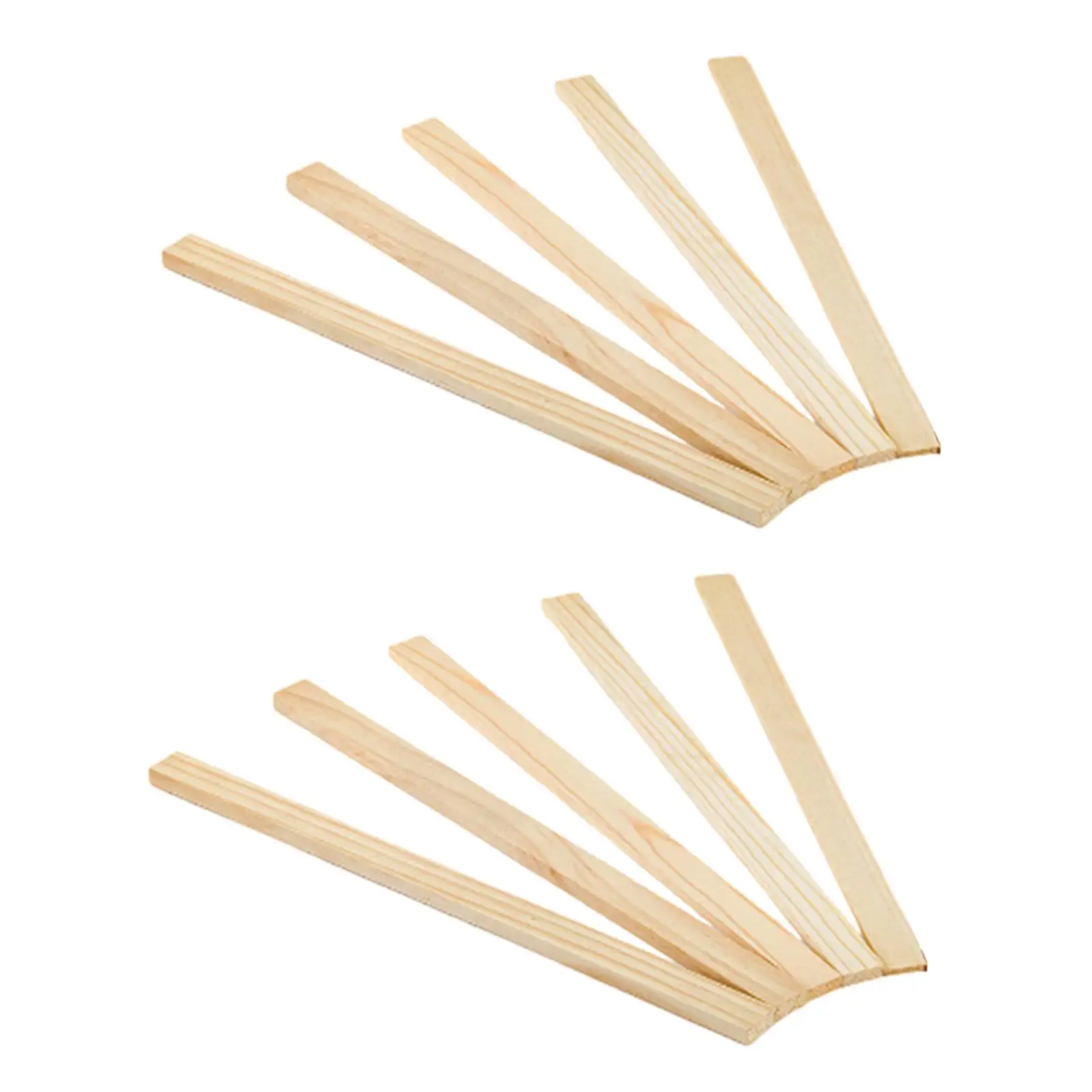 10Pcs Wooden Rolling Pin Guides Measuring Dough Strips Length 40cm 3mm 5mm 7mm 10mm 12mm Pottery Clay Mudboard Tools