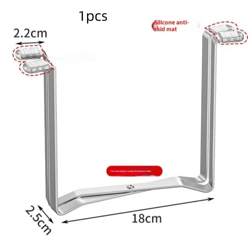 ㈅Stainless Steel Kitchen Sink Strainer Disposable Mesh Lightweight Sink Basket Holder Desktop Trash Can 1/2PCS