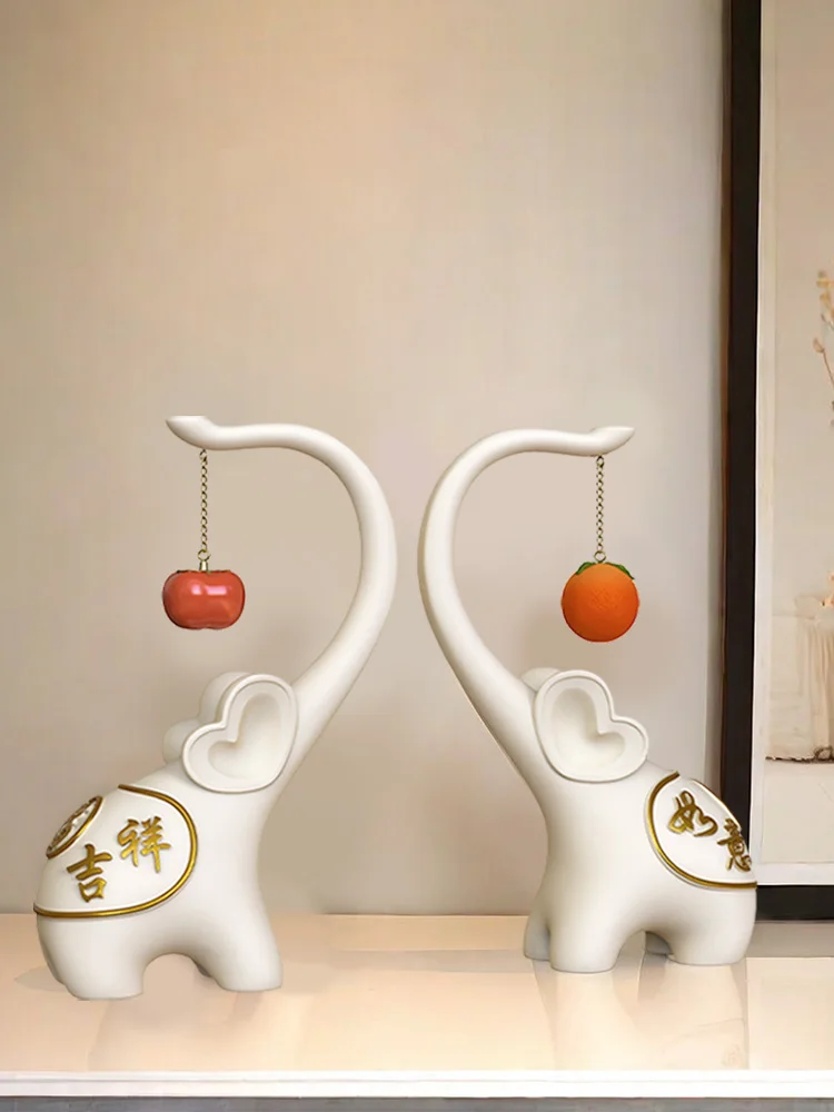 

Украшение в виде слона для входа в гостиную, дома, настольного светильника, роскошное украшение