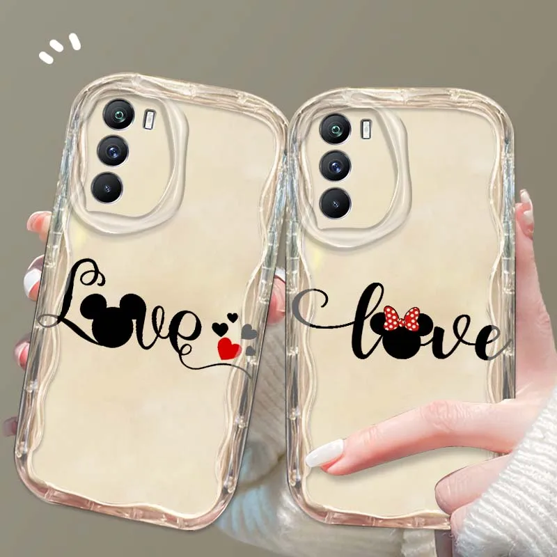 

Mickey Minnie Couple Gift Love For Xiaomi Mi 11 12 12T 14 15 Lite Ultra Poco F4 X3 X5 X6 X4 X7 M6 F6 Pro 5G Wave Oil Phone Case