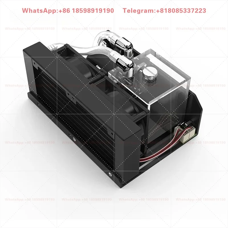 Industrial water cooling module SLMZ-V-S dual fan to increase the 12V/24V voltage of the water tank
