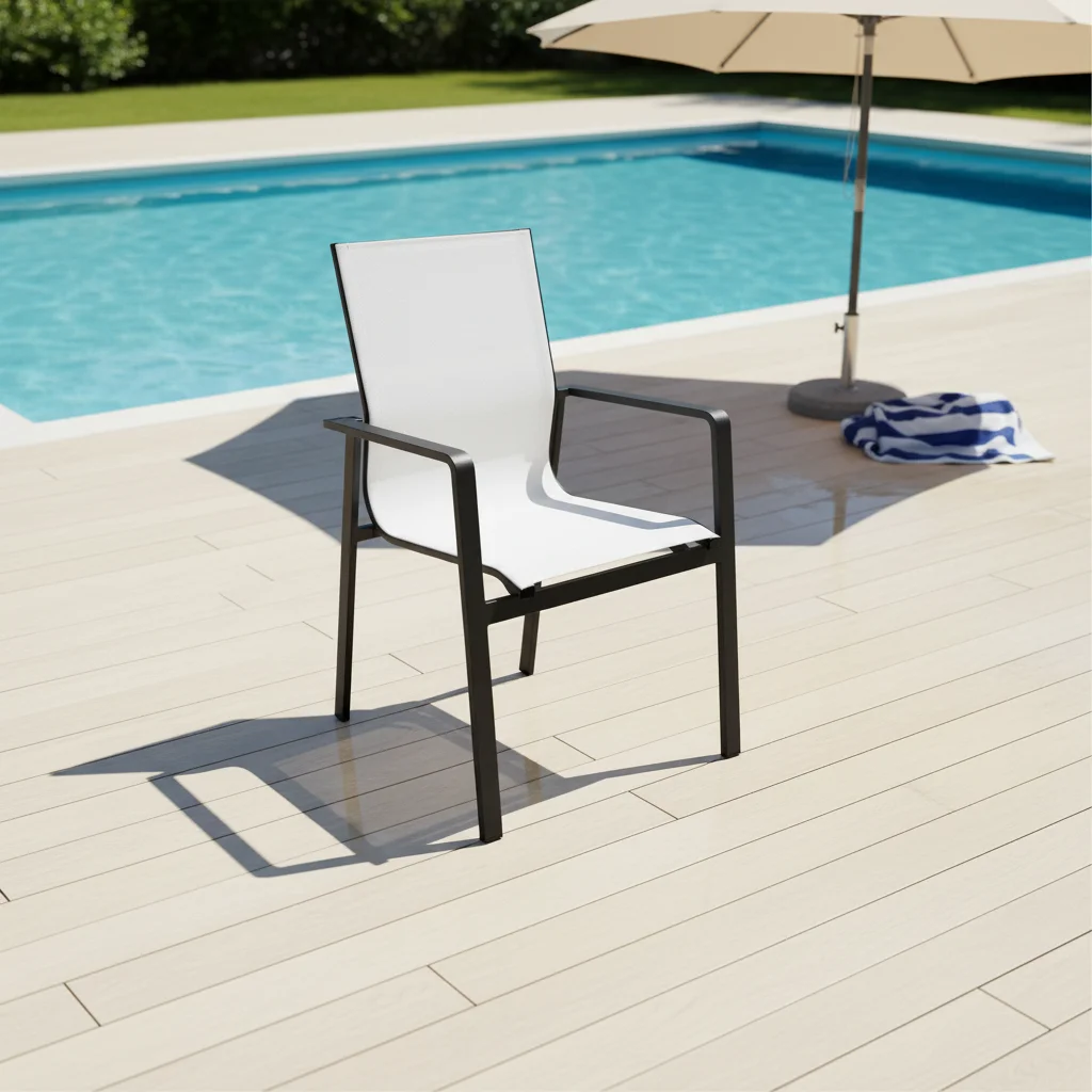 xx-Outdoor Patio Aluminum Dining Tables and Chair Sets Modern Designer Restaurant Mesh Dining Chair