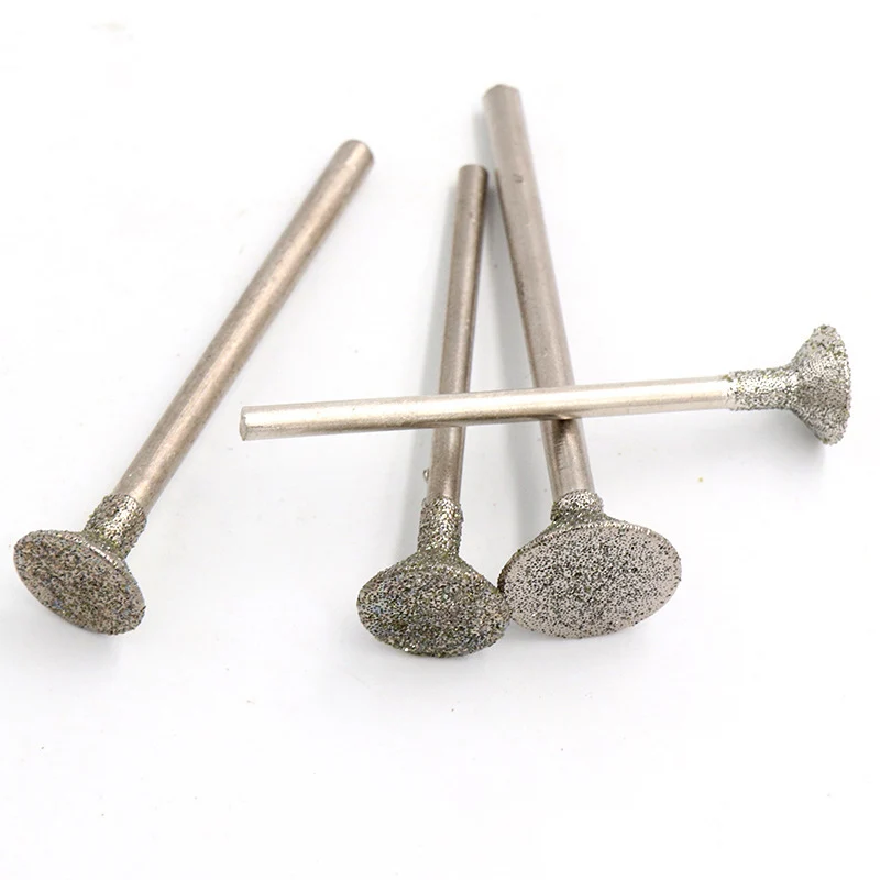 C2-نوع عرقوب 2.35 مللي متر 3 مللي متر 120 حصى الماس طحن لدغ 0.8-10 مللي متر الأسنان طحن بت الماس نقطة الماس طحن لدغ #3