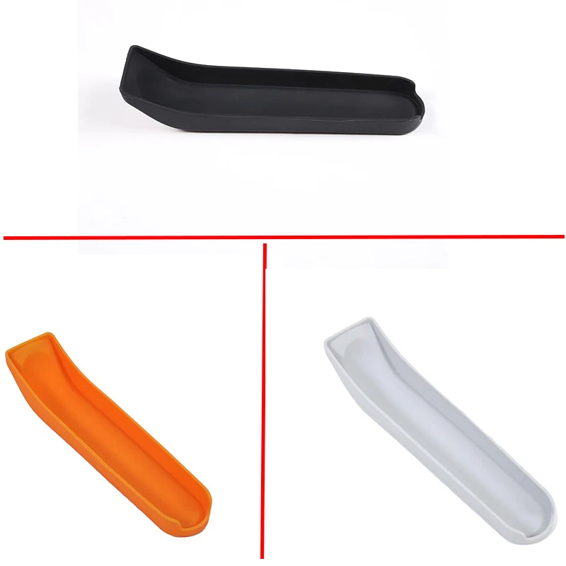 

Для Mercedes-Benz smart 2009-2015 ящик для хранения ручного тормоза с центральным управлением, боковой ящик для хранения передач, силикон, черный 1 шт.