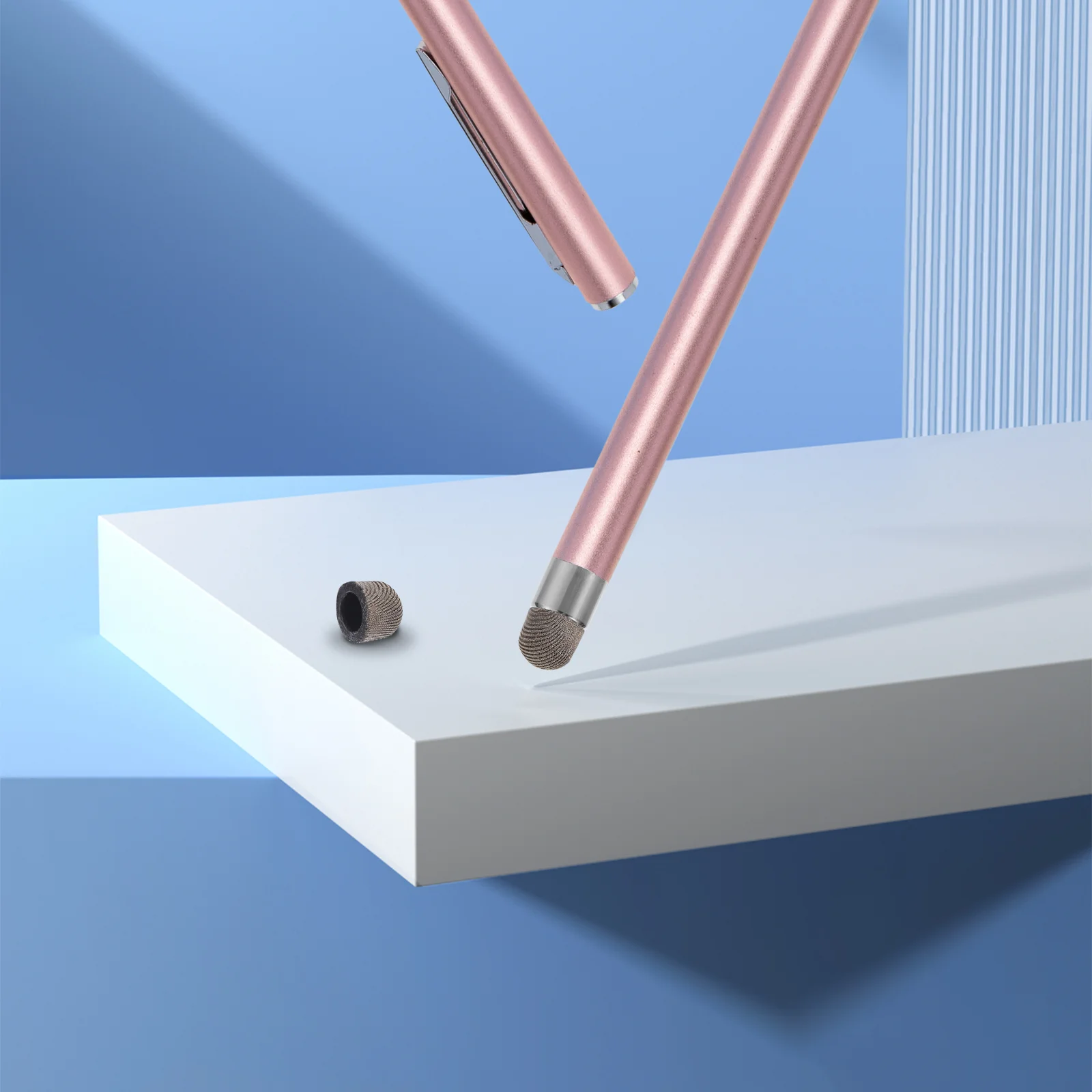 10 Pcs Capacitive Pen Tip Grip Conductive Cloth Stylus Tips for Touch Screens Replacement