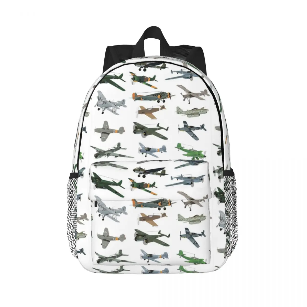 

Various German WW2 Airplanes Backpack Hot Sale Daypack Large Capacity Boys Girls BookBag Shoulder Bags for Children School Bag