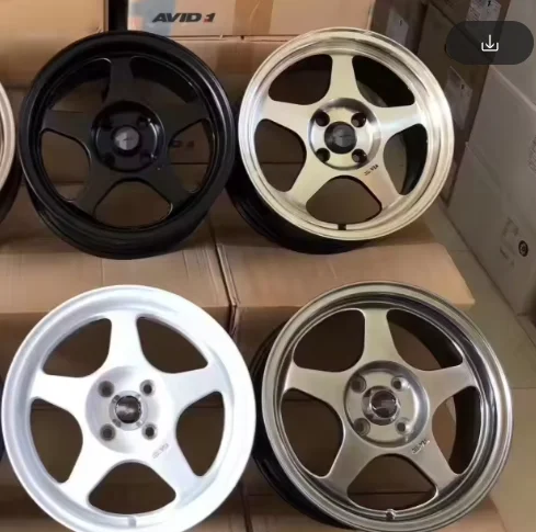 15 Inch Cast Aluminum Alloy Car Wheels 15x6.5 Rims Bolt Pattern 4x100 4x108 for Passenger Racing Tuning Cars