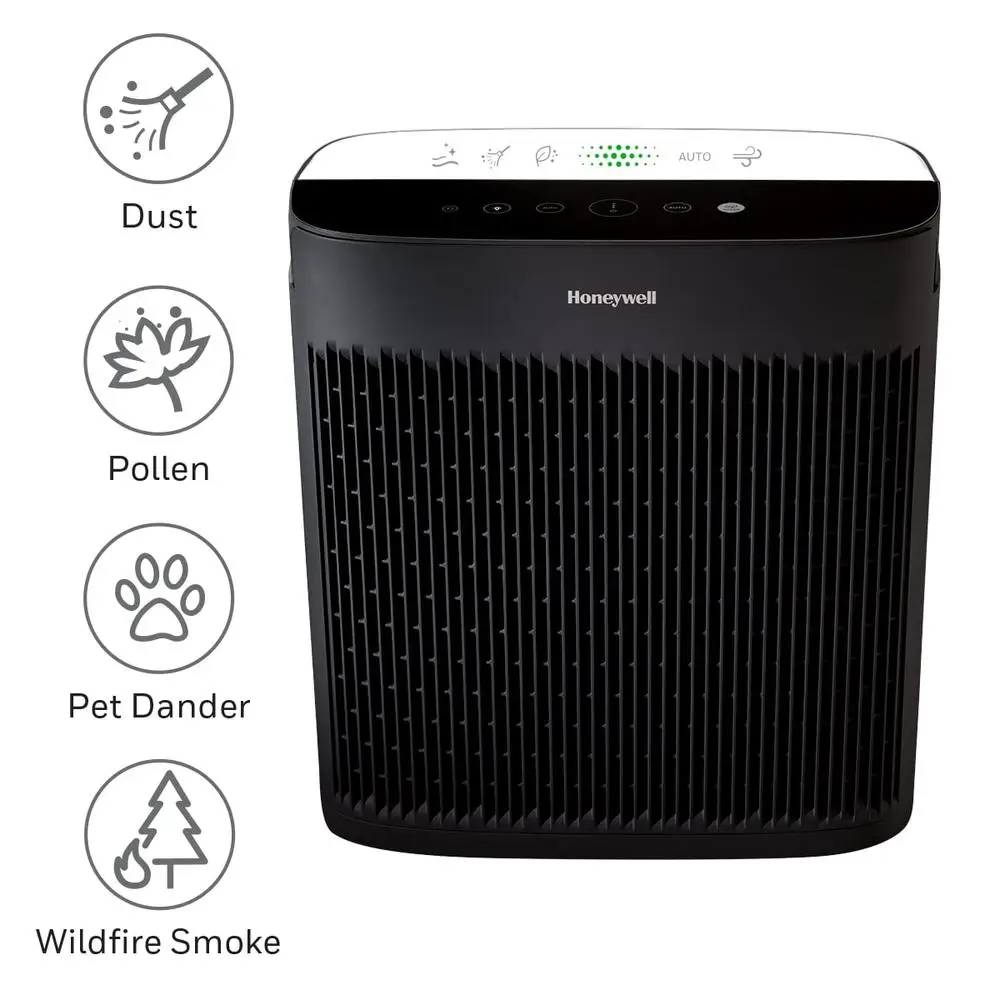 HEPA Air Purifier 500 sq ft Allergen Smoke Pollen Dust Reducer Odor VOC ENERGY STAR Approved