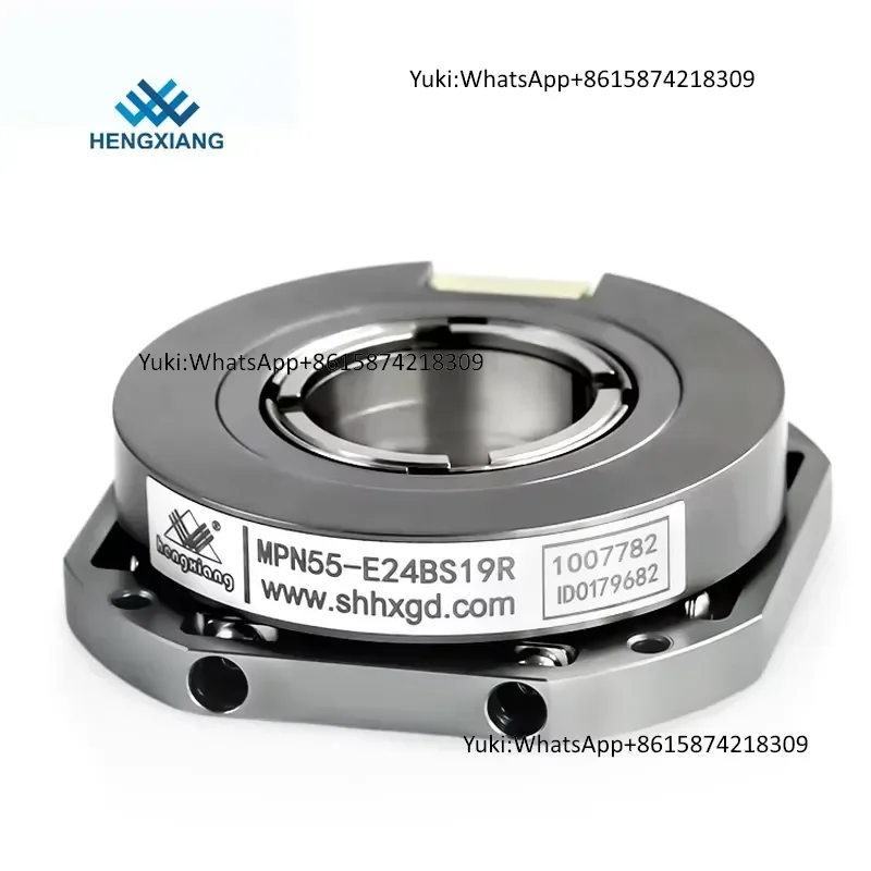 Hengxiang 14/15/19/20/24mm Hollow Shaft Absolute Rotary Encoder Single Turn 17-24 Bit IP50 Protection 6000min-1 Response