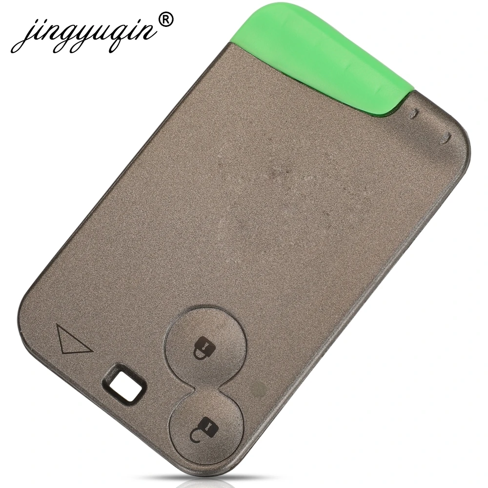 Jingyuqin projekt klamry zdalny kluczyk samochodowy do Renault Laguna Espace Velsatis 2001-2006 karta inteligentna Fob ID46 PCF7947 433Mhz 2BTN