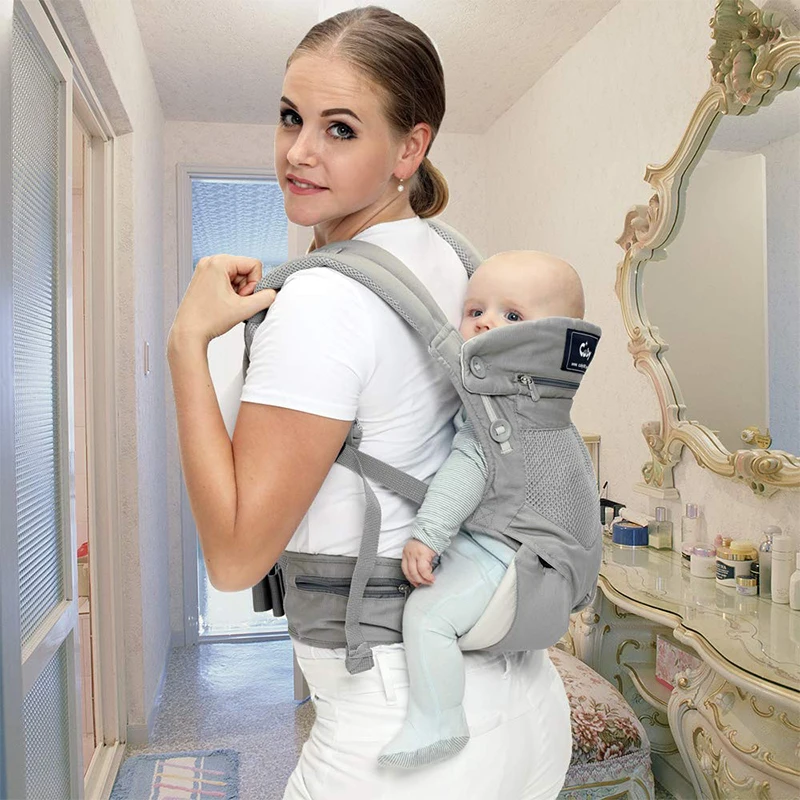 CUBY Baby Carrier Mesh Fabric Ideal for Summers cool Bearing 20KG Adjustable Baby Carrier newbron Friendly newborn baby wrap