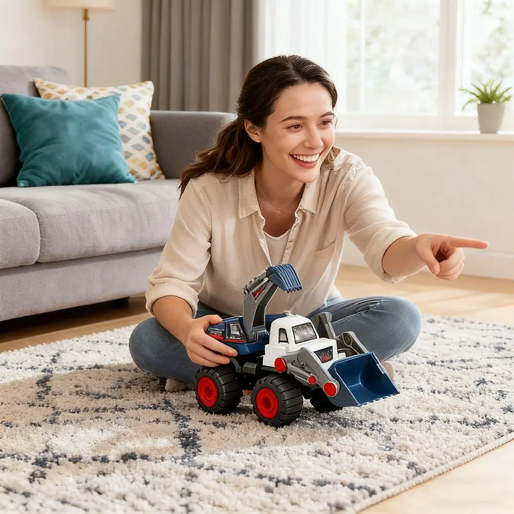 Creatieve ABS graafmachine voertuigen vrachtwagen kinderen techniek auto klassieke pick-up grote bulldozer verjaardagscadeau