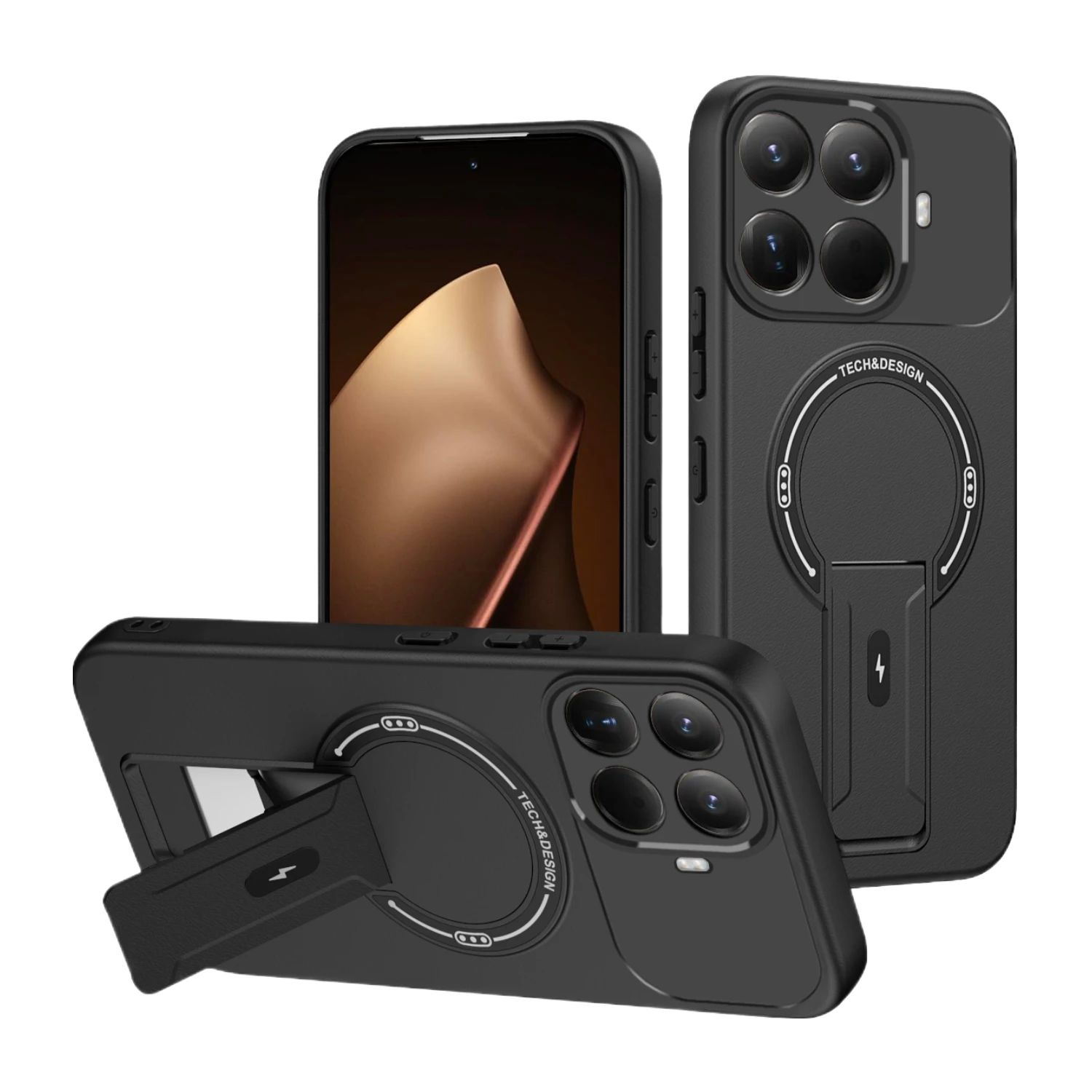 

For Xiaomi 15T Comfortable Plain Protective Case for Xiaomi 15T Pro 5G MI15T Xiaomi15t 15TPRO Stand Covers