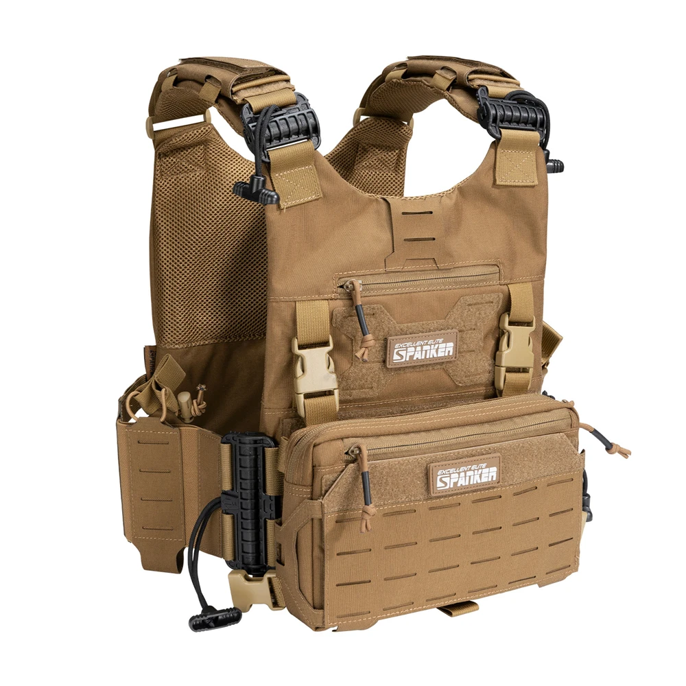Taktische Weste Jagd Brust Rig Pack Beutel Geschirr Walkie Talkie Hüft tasche Holster Rucksack Airsoft Zwei-Wege-Radio edc Tasche – Detail 17