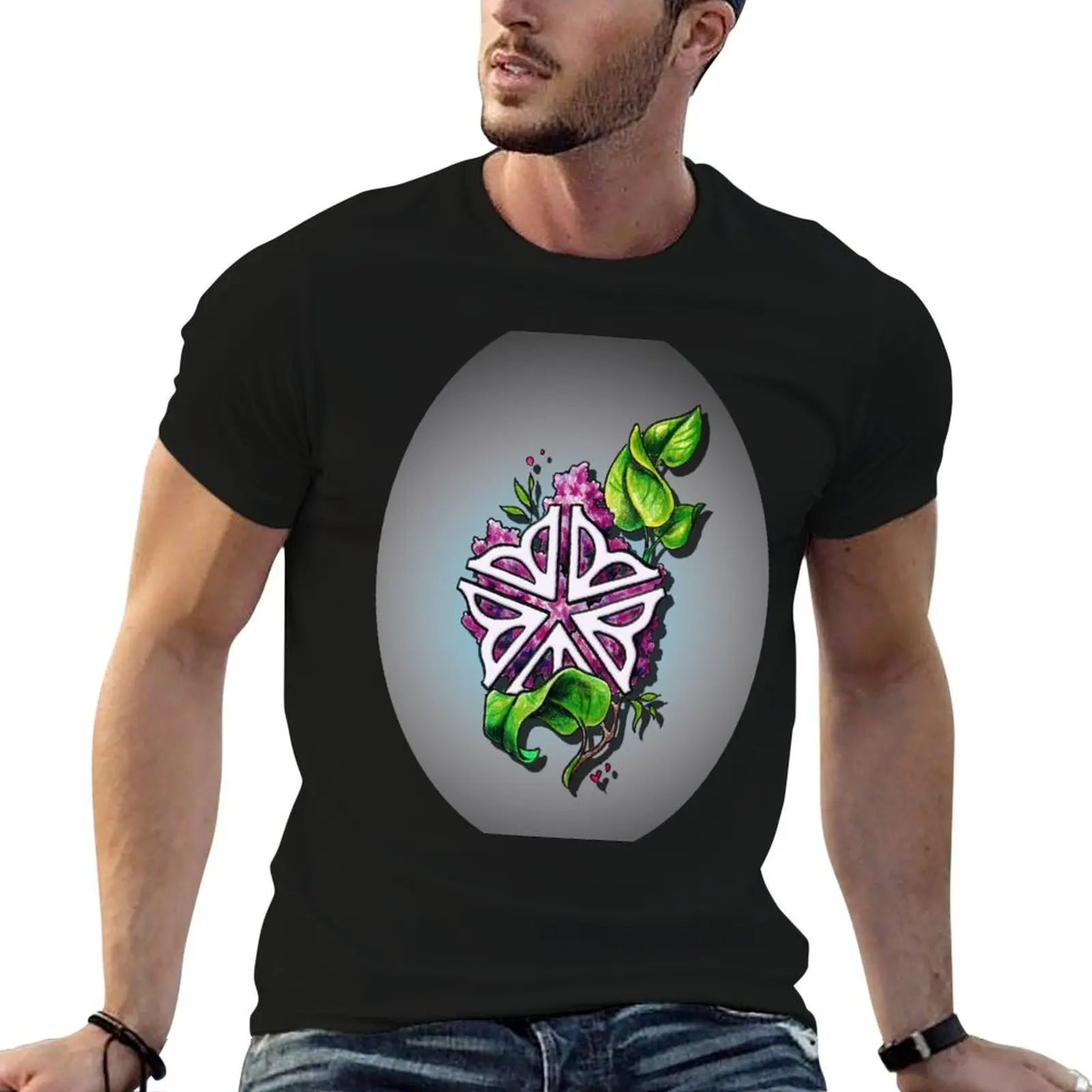 Rochester Flower (Lilac - Rochester NY) T-Shirt anime clothes aesthetic clothes T-shirts for men cotton