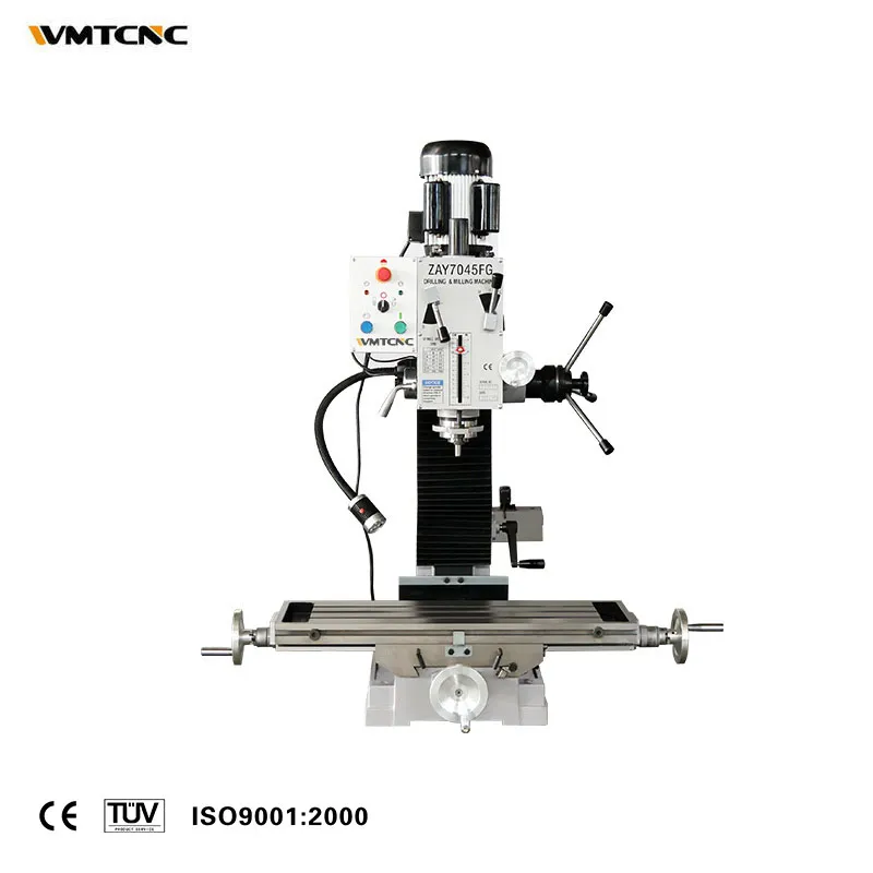 

ZAY7045FG High Quality Multifunction Pedestal Bench Top Table Small Zx7045 Drilling and Milling Machine with CE