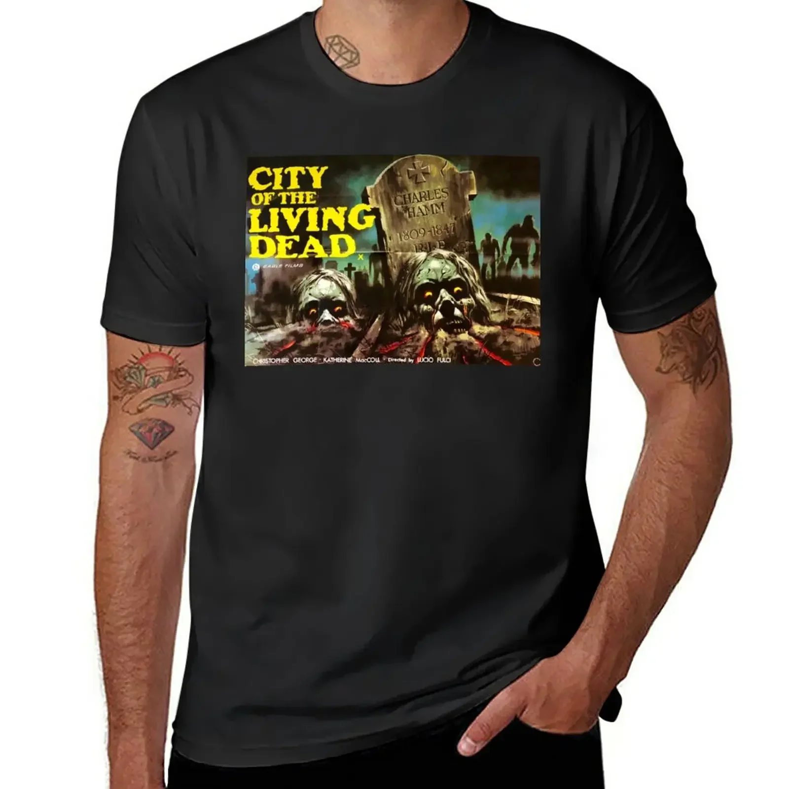 

CITY OF THE LIVING DEAD T-Shirt anime clothes kawaii clothes t shirts men