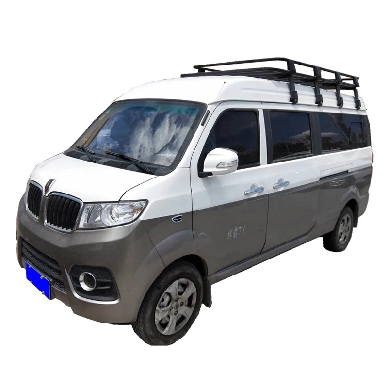 

Car Accessories Black Steel Heavy Duty Roof Racks Durable Luggage Basket Cargo Carrier Perfect Fit Hiace Models
