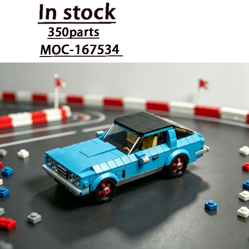 Hot-selling MOC-167534 Outdoor Limited Edition Sports Supercar Model 350 Parts MOC Birthday New Year Christmas Toy Gift