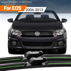 2pcs For VW EOS 2006-2015 Front Windshield Wiper Blades 2007 2008 2009 2010 2011 2012 2013 2014 Windscreen Window Accessories