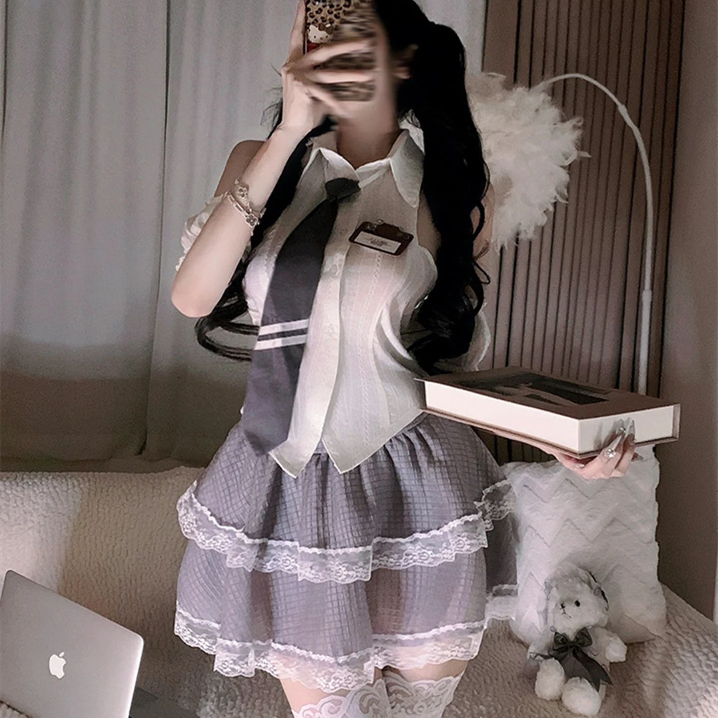 

Schoolgirl Lingerie Girls Japan/Korean Costume School Women Sexy Cute Costumes Woman Cosplay Halloween Uniforms JK Clothing Sets