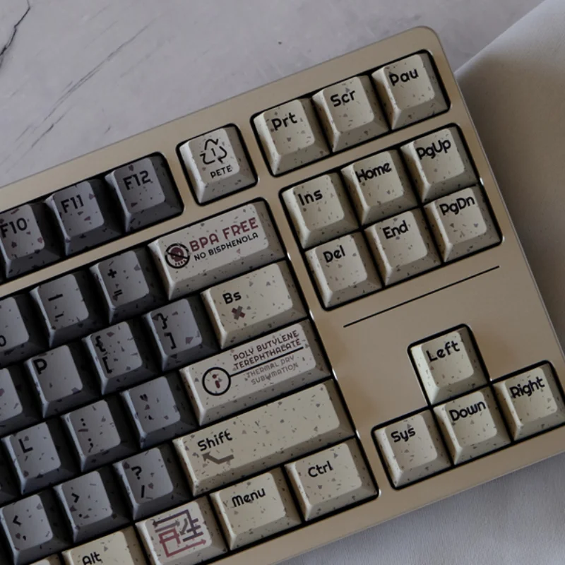 Imagem -05 - Keycaps Cereja Perfil Keycaps Mifuny Regeneração Tema Pbt Keycap 61 87 104 980 Alice Teclado Mecânico 139 Teclas