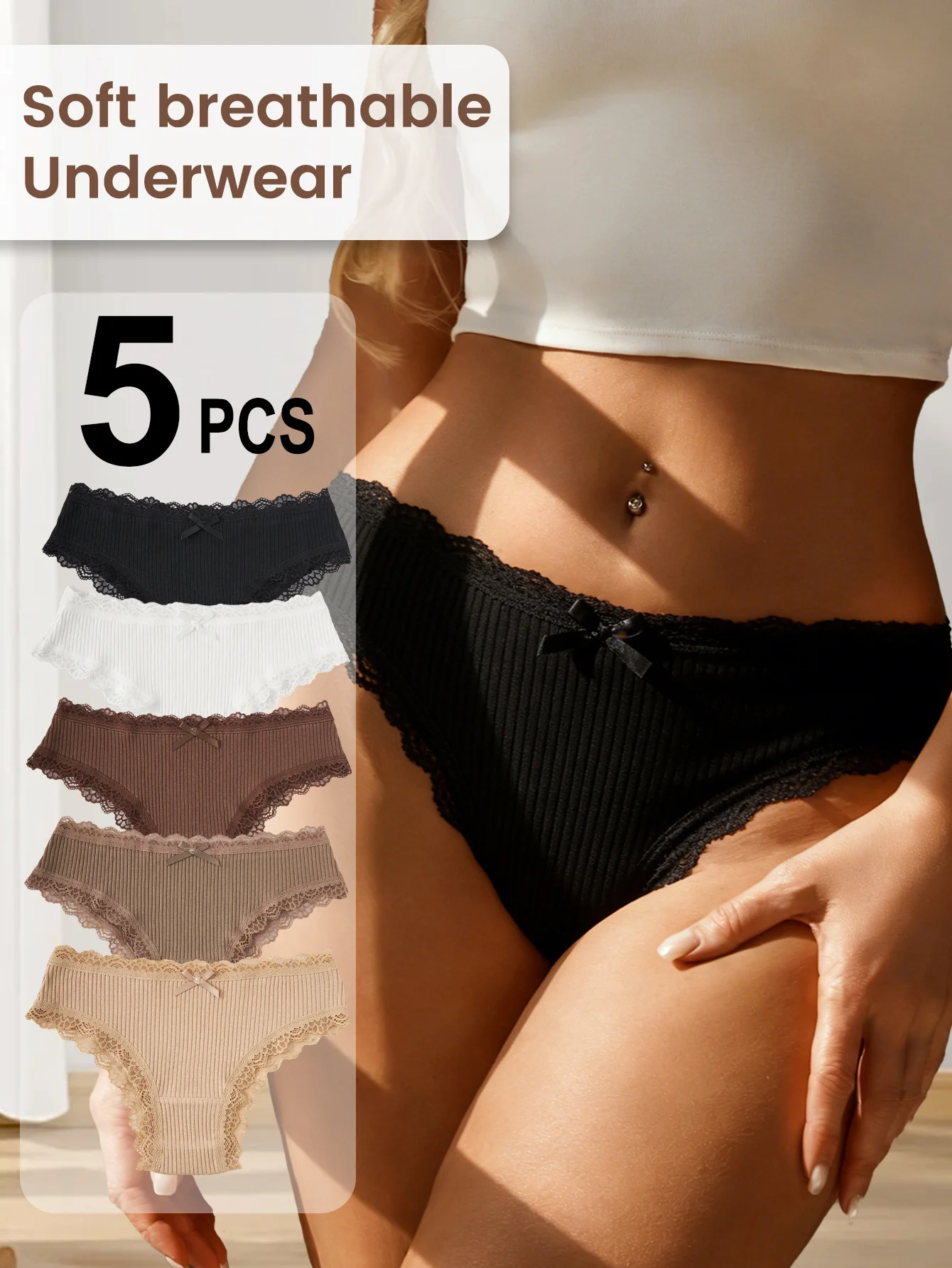 Multi Pack Underwear - مجموعة من 5 قطع سراويل داخلية