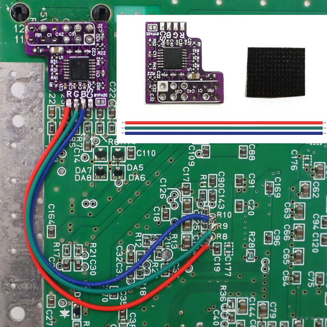 HISPEEDIDO N64 RGB Mod Kits for N64 NTSC Consoles