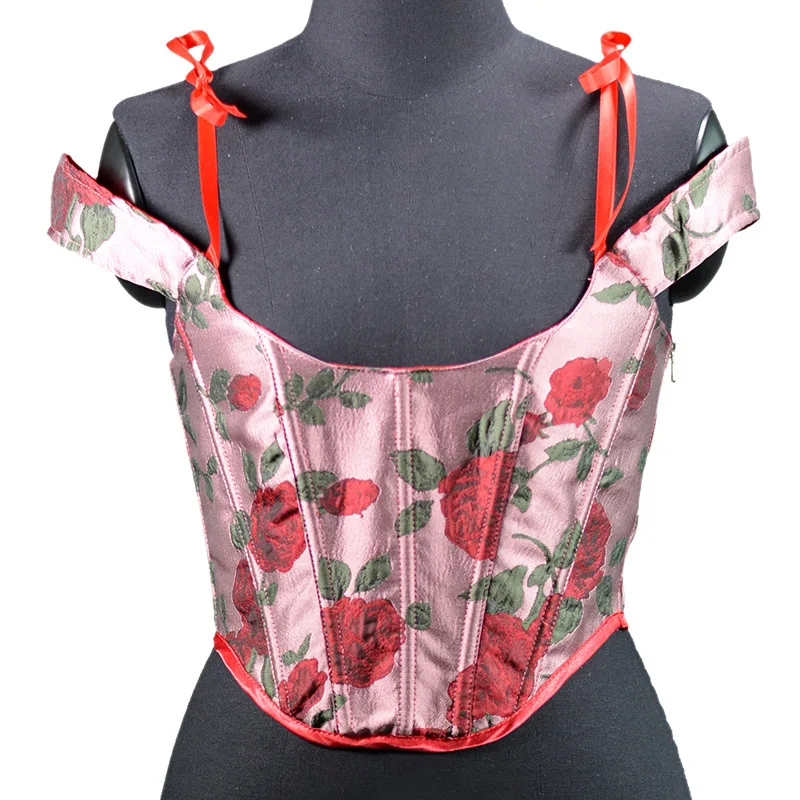 Vintage Bandage Corset Ladies Elegant Body Shaper Lolita Bustier Tops Shapewear Women Streetwear Woman Clothes Lingerie Fajas