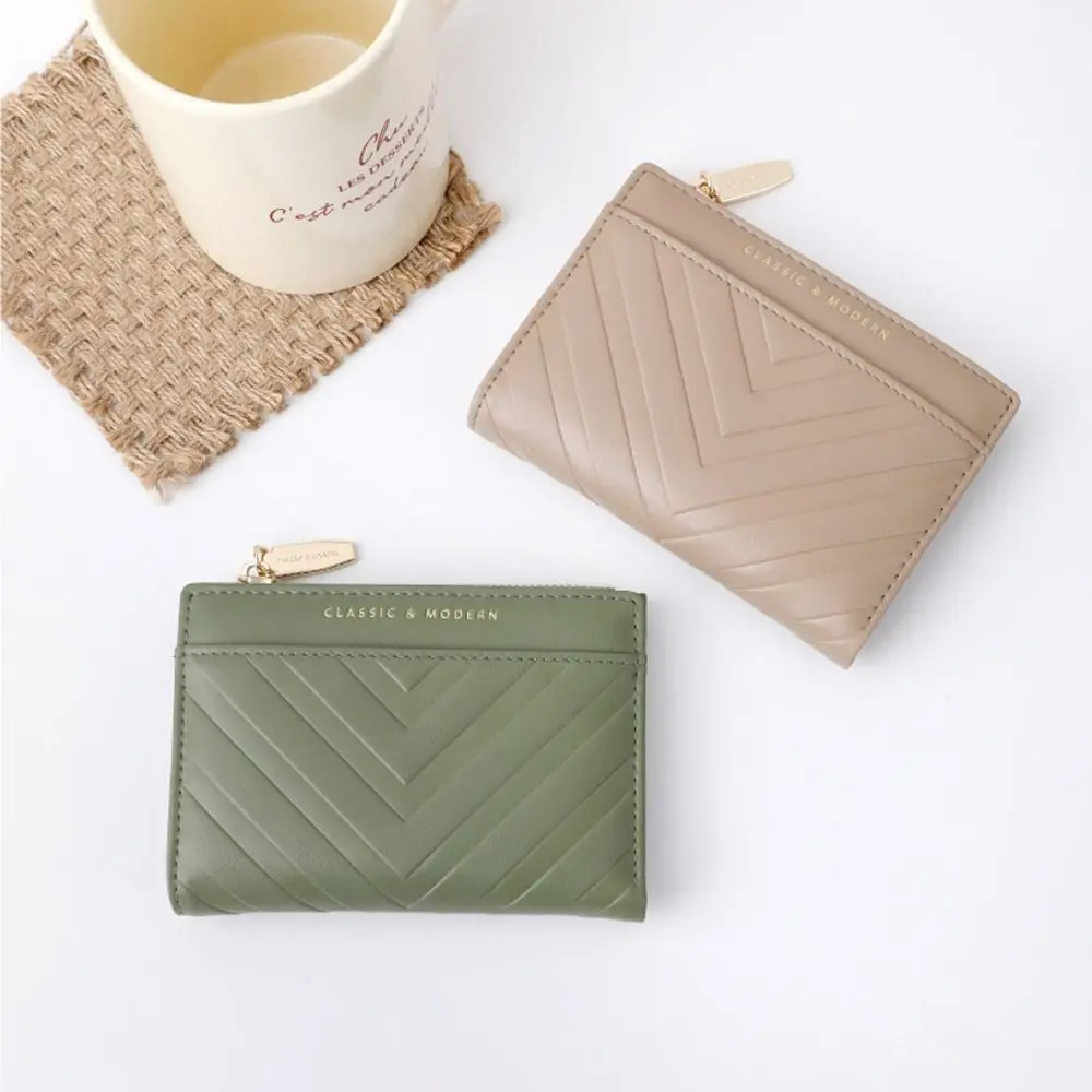 

Fashion Strip-shaped Embossed Wallet PU Leather Lightweight Coin Purse Portable with Multiple Compartments Purse