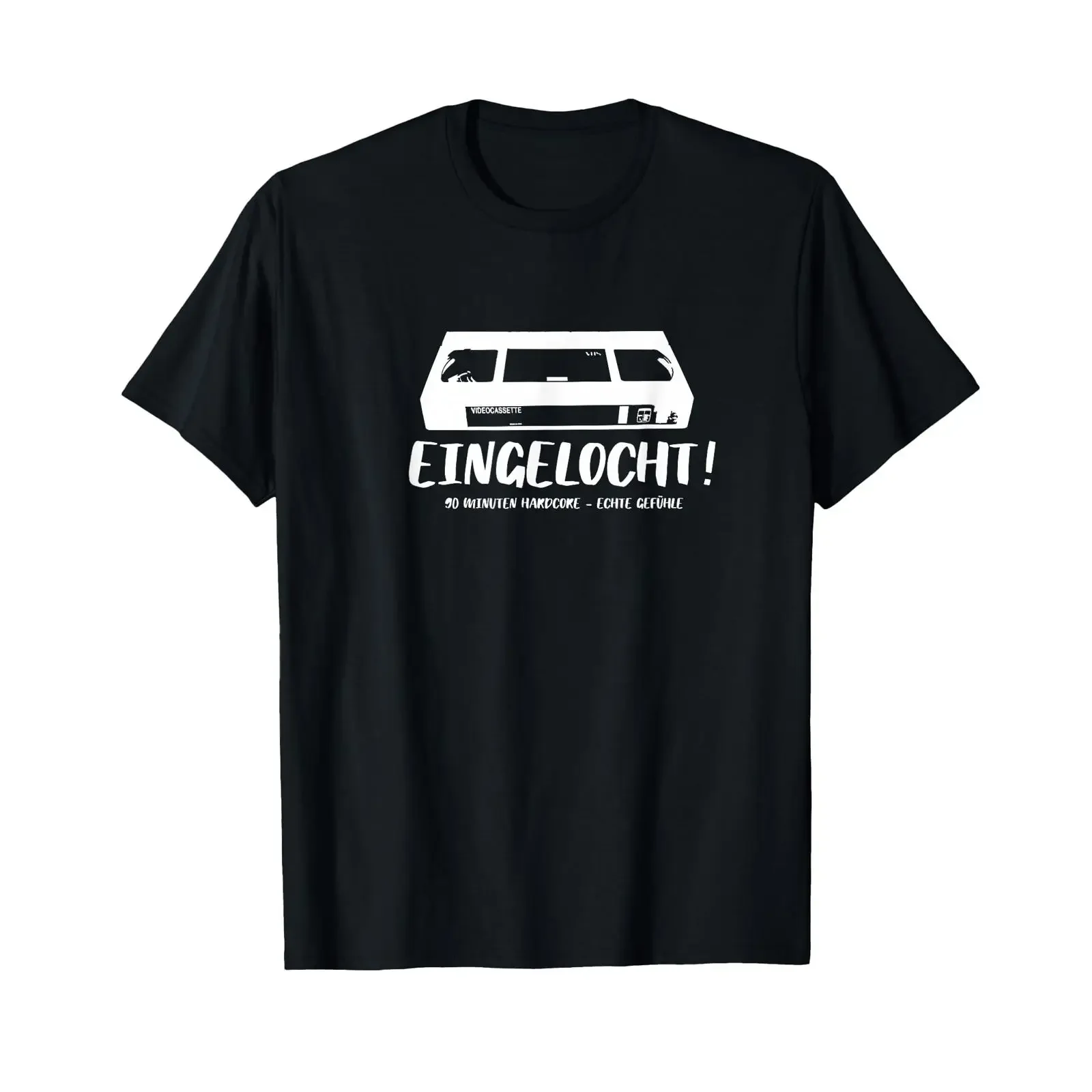 Einlochcht 90 Minuten Hardcore Feelings Bang Boom T Shirt black vintage Washed designer clothes Stylish homme fashion Versatile