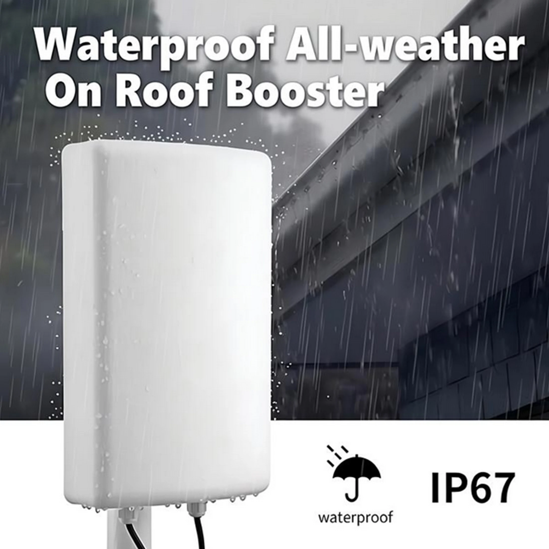 2x2 MIMO Outdoor Antenna 698-2700MHz 14dBi High Gain for 5G 4G LTE WiFi Fully Compatible Supports Multiple Carriers