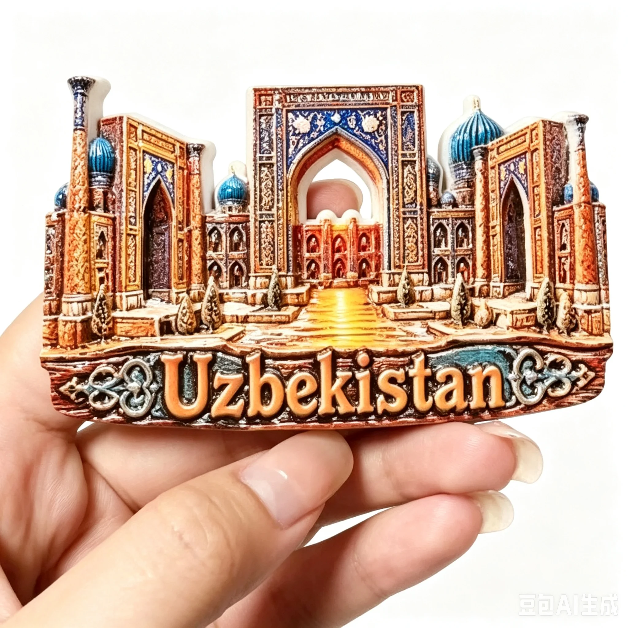 Central Asia 3D Fridge Magnets Tourism Souvenir Refrigerator Magnets Sticker