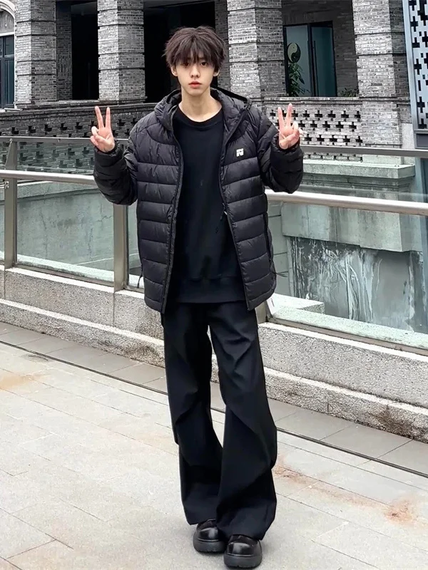 

Cleanfit Casual Men's West Pants 2026 New Sle Ele Trendy Brand Drape Wide Leg Loose Suit Pants Cool Sle