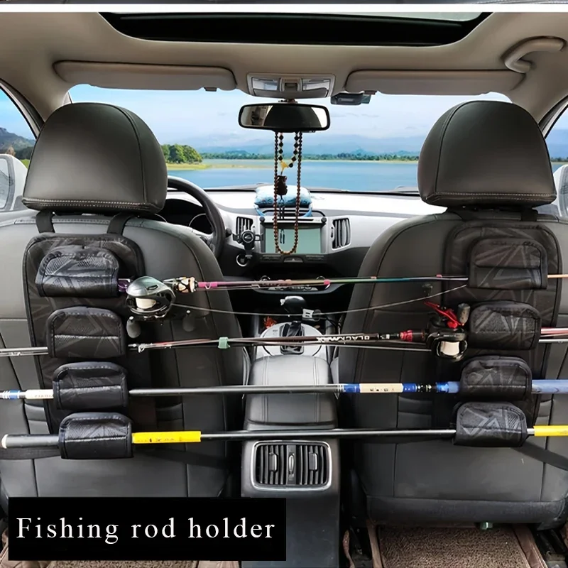 

Vehicle Fishing Rod Holder Portable Fish Rods Stand Lure Rod Hanging Fixed Pad Multifunction Outdoor Camping Fishing Tackle