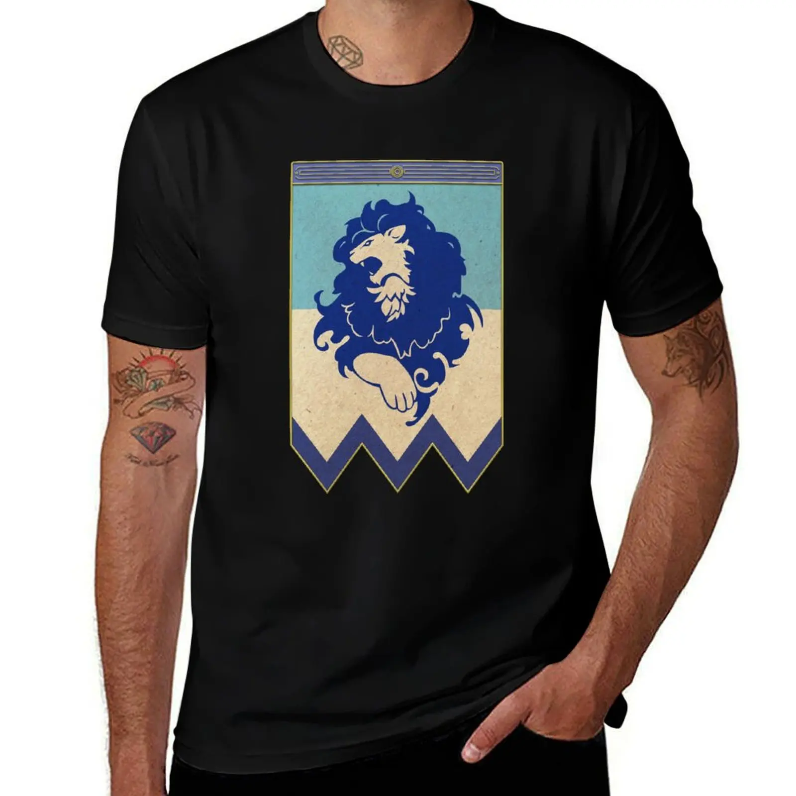 

for cotton t Blue man shirt shirts t T-Shirt 100 graphic man personalised funny shirt t percent Lions for