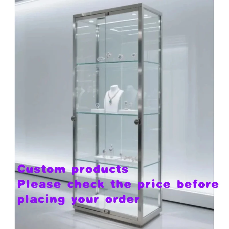 

custom.Jewellery Design Jewelry Counter Watches Showcase Display Glass Retail Jewelry Cases