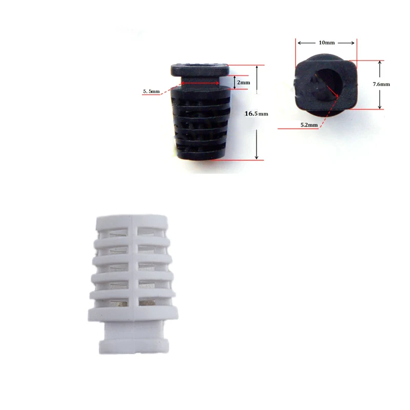 Kabelhülsen / Kabelverschraubungen Aus Gummi – Zugentlastung Für Elektrowerkzeuge, Bohrer & Co. – 10 Stück, Wählbar 3,5 / 4 / 5 Mm In Schwarz Oder Weiß