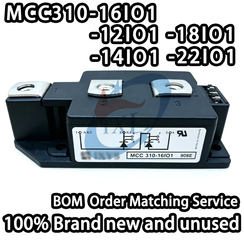 Original Factory Stock! MCC310-16IO1-12IO1-14IO1-18IO1-22IO1 Dual SCR Power Module Rectifier Thyristor