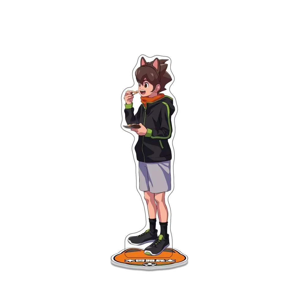 Inazuma Eleven Series 2026 New Arrival Acrylic Stand Endou Matsukaze Gouenji Kidou Haizaki Cat‑Ear Anime Desktop Keychain